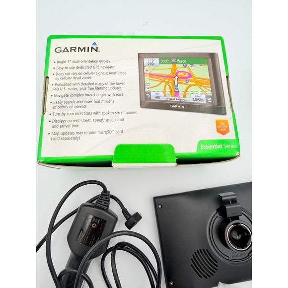 Garmin nuvi 55LM 5-inch Portable GPS Navigator Lifetime Maps 010-01198-01 - Picture 5 of 7